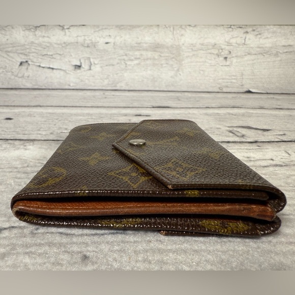 Louis Vuitton Portefeiulle Elise Trifold Wallet Monogram Canvas Leather - Picture 4 of 14